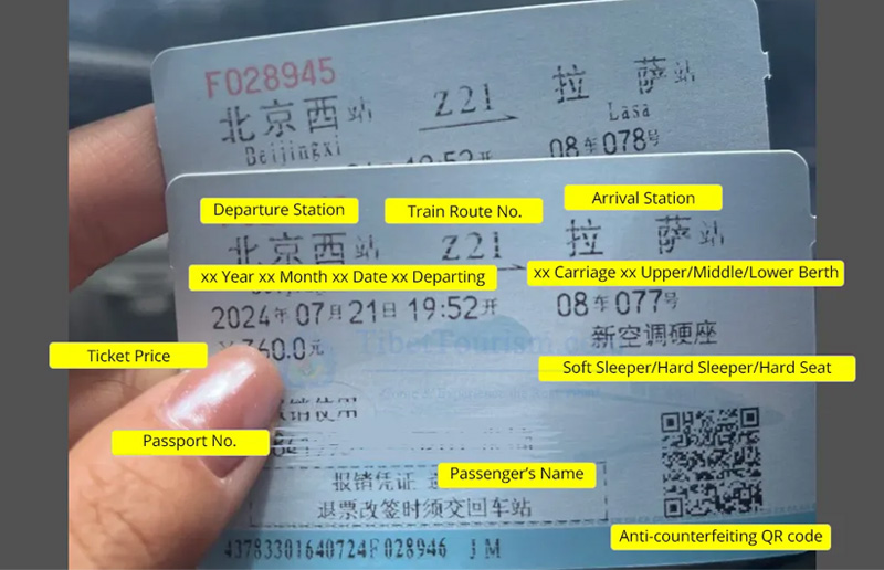 Beijing Lhasa Train Ticket