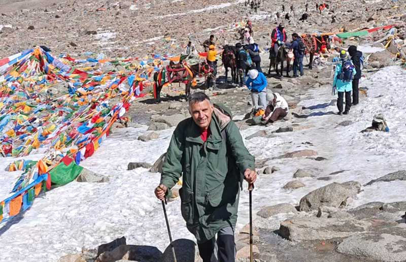 Trekking on Mount Kailash