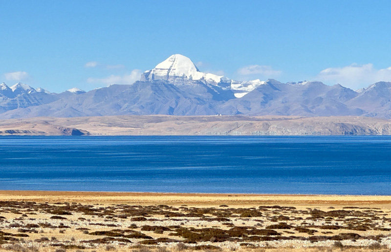 Mount Kailash and  Lake Mansarovar